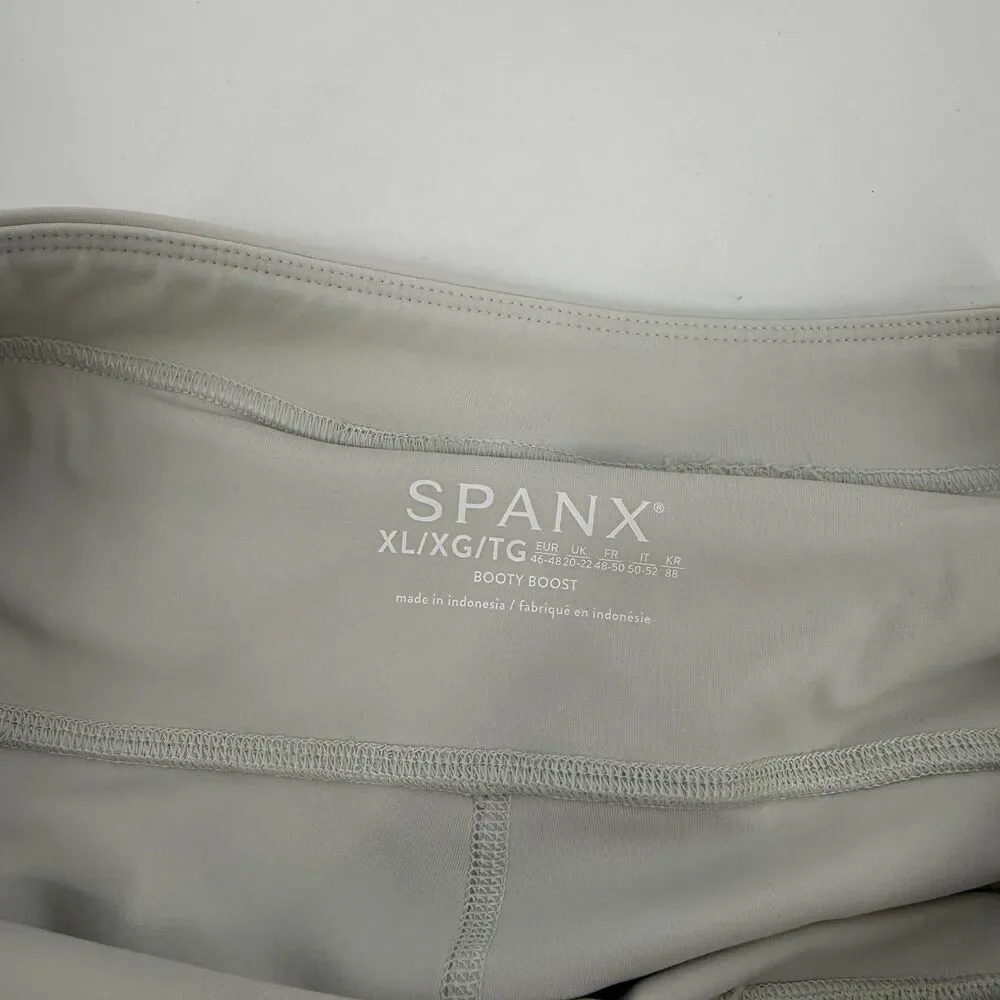 Spanx Booty Boost Tennis Active Skirt Knee Leggings Cream Modest Golf Size XL